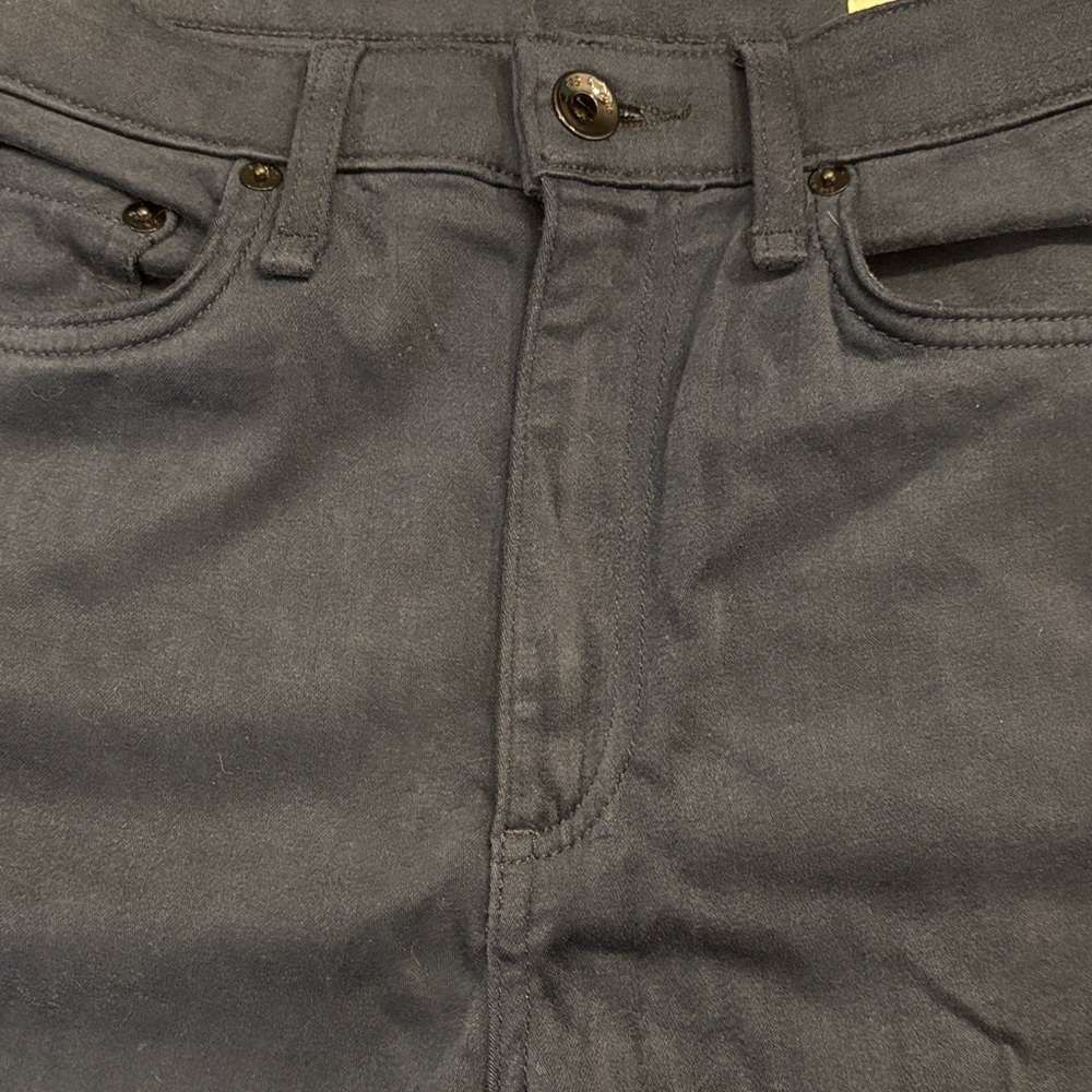 Rag & Bone Nina High Rise Ankle Skinny Velvet Pants Navy Size 27 - Picture 5 of 7